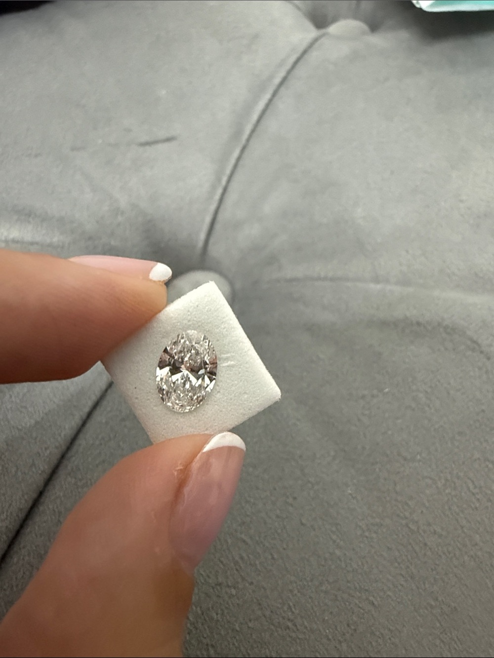 Classic 1.51 Ct Oval Lab Grown Diamond for Women Jewelry